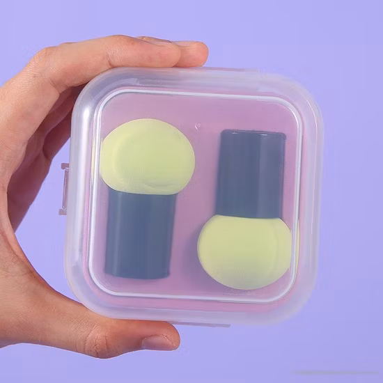 Esponja de base de beleza de formato / sopro de pó de maquiagem cosmética